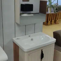 روشویی کابینتی نسکافه ای مروارید60*42