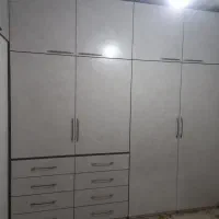 ساخت کابینت وکمد دیواری mdf ام دی اف  اقساطی چکی|جاکفشی، کمد، دراور|شاهرود, |دیوار