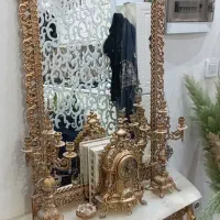 آینه شمعدان تمام برنج