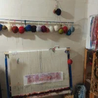 فرش زرنیم دست بافت