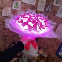 دسته گل پروانه|گل مصنوعی|خرم‌آباد, |دیوار