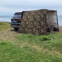 سایه بان بغل خودرو با هاردکیس