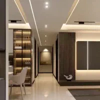 کاغذ دیواری کناف پارکت آینه پازل ترمووال