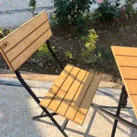 میز و صندلی لوله‌ای  چوب و فلز|میز و صندلی غذاخوری|تهران, ابوذر|دیوار