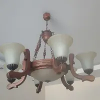 لوستر چوبی