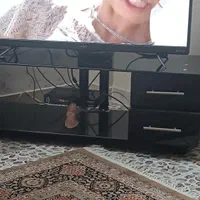 زیر تلویزیونی  شیشه ای