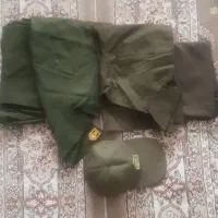 سه دست لباس سربازی نیروی انتظامی سایز۴۸و۵۰ با کوله|لباس|کرج, باغستان|دیوار