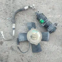 چراغ خطر پراید ۱۴۱ سمت شاگرد و کمپرسور کولر|قطعات یدکی و لوازم جانبی|پرند, فاز ۵|دیوار