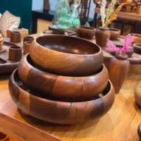 ظروف چوبی دست ساز|ظروف سرو و پذیرایی|تهران, امام زاده عبدالله|دیوار