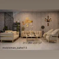 مبل راحتی بنیزما طراحی فوق‌العاده چستر هشت نفره|مبلمان خانگی و میز عسلی|نظرآباد, رسالت|دیوار