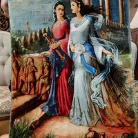 تابلو فرش دستبافت ملکه ماندانا