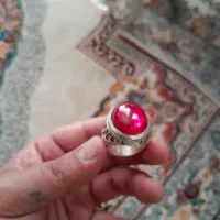 انگشتر نقره عقیق سرخ