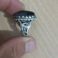 انگشتر نقره عقیق سوسنی اصل
