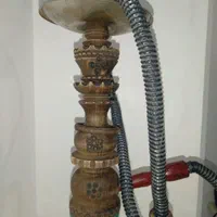 قلیون باتنه چوبی صحیح وسالم|کلکسیون و سرگرمی|اسلامشهر, شهرک قائمیه|دیوار