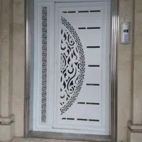 درب آهنی لیزری نفررو و پارکینگی