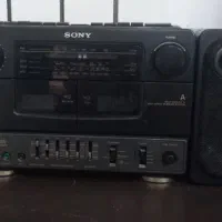 رادیو ضبط sony دو کاست.