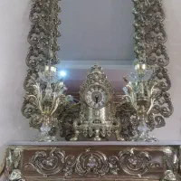 اینه وشمعدان برنج