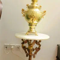 یک عدد سماور برنجی زغالی