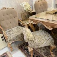 مبل کلاسیک و میز ناهار خوری هشت نفره|مبلمان خانگی و میز عسلی|تهران, آسمان|دیوار