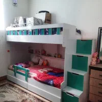 تخت دو طبقه در حد نو