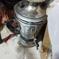سماور برقی برنجی سالم ۶ لیتری قدیمی