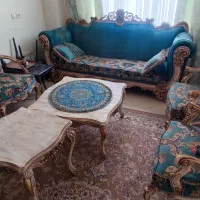 مبل مبلمان چوبی سلطنتی میز ناهار خوری