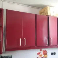 فروش ۸ متر کابینت زرشکی فلزی|مصالح و تجهیزات ساختمان|کرمان, |دیوار