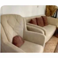 مبلمان ۷ نفره  پایه چوبی  روکش پارچه