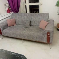 مبل استیل راحتی ۸ نفره با میز ناهارخوری|مبلمان خانگی و میز عسلی|تهران, باغ فیض|دیوار