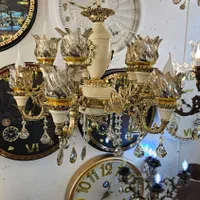 لوتوس کریستالی|لوستر و چراغ آویز|مشهد, شهرک رازی (شهرک غرب)|دیوار