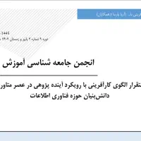 چاپ مقاله برای امتیاز رتبه بندی فرهنگیان