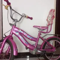 دوچرخه صورتی رنگ مناسب ۷ تا ۱۱ ساله ها