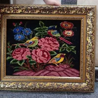 تابلو فرش دست بافت افشار