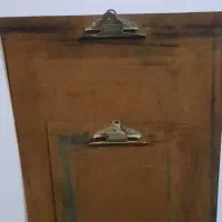دو عدد تخته شاسی. کاردک و قلمو و پالت رنگ روغن