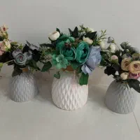 گل و گلدان دکوری رومیزی