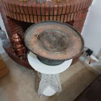 منقل مسی قدیمی|کلکسیون اشیاء عتیقه|رشت, سعدی (تختی)|دیوار