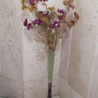 گل مصنوعی با گلدان شیک فلزی و شیشه اای|گل مصنوعی|تهران, صادقیه|دیوار