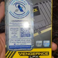 یک عدد رم ۱۶ گیگ باس ۳۲۰۰ DDR4 کورسیر