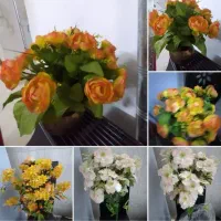 گلدان وگل|گل مصنوعی|اراک, |دیوار