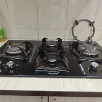 کابینت mdfدسته دو به همراه اجاق گاز صفحه ای و سینک|مصالح و تجهیزات ساختمان|جم, |دیوار