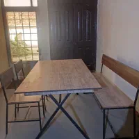 میز صندلی ونیمکت