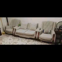 مبل راحتی ۷ نفره|مبلمان خانگی و میز عسلی|ری, دولتآباد|دیوار