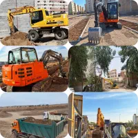 اجاره مینی بیل و بیل میکانیکی (باقریان)|خدمات حمل و نقل|قم, میرزائیه|دیوار