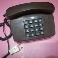 تلفن  باسیم آنتیک رنگ کافه ای