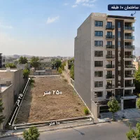 250متر-زمین-بر-10-شمالی-لاله-صحرا-اخذجواز-تا10طبقه