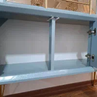 آینه کنسول و شمعدان شیک|بوفه، ویترین، کنسول|اردبیل, |دیوار