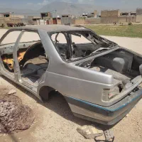 بدنه پژو 405 بدون رنگ و شاسی سالم