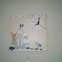 ست لوستر،آباژور و ساعت کودک|چراغ خواب و آباژور|کرج, مهرویلا شمالی|دیوار