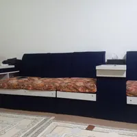 یک دست مبل هفت نفره ال همراه عسلی
