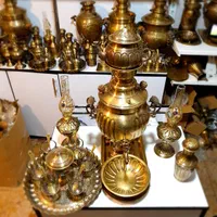 کلکسیونی عتیقه برنجی c مسی گازی زغالی ذغالی سماور|کلکسیون اشیاء عتیقه|اصفهان, دستگرده|دیوار